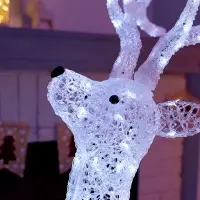 Фигура светодиодная &laquo;Олень&raquo;, 130 см, 180 LED, 220 В, свечение белое