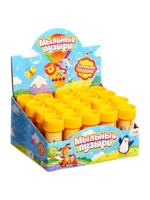 Мыльные пузыри &laquo;Забияка&raquo;, 35 мл, набор 20 шт.