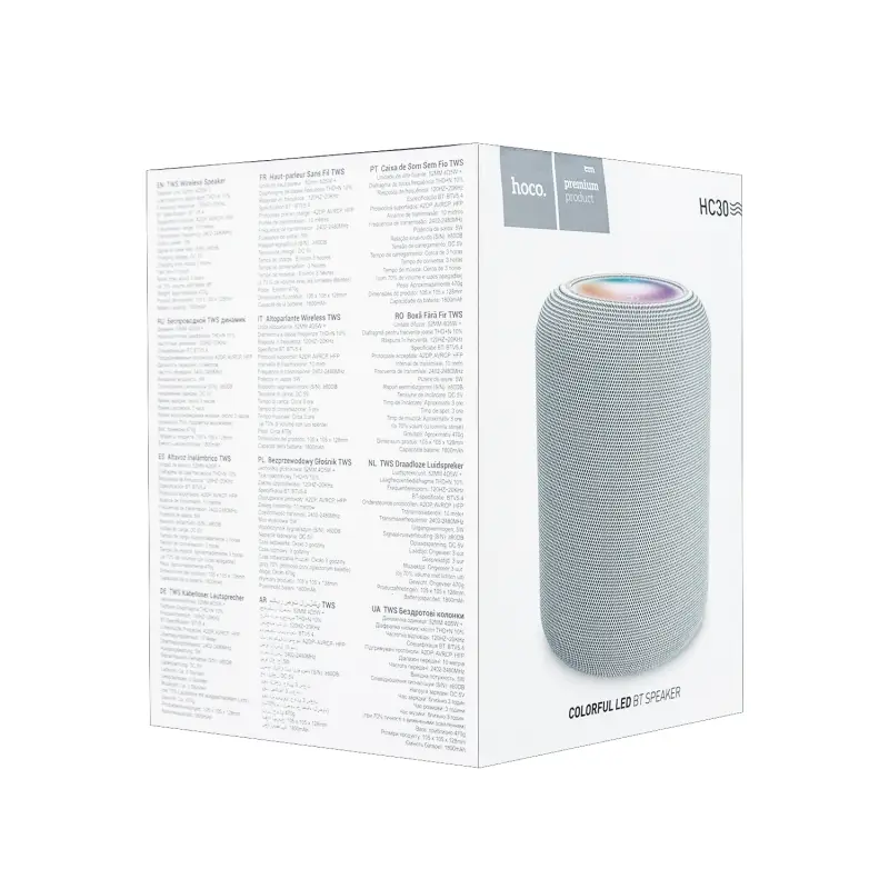 Портативная акустика Bluetooth HC30 HOCO серая