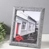 Фоторамка пластик 20х25 см "Моррис" тёмно-серый 29,8х25х2 см