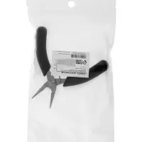 Круглогубцы для электроники ТУНДРА mini, нерж. сталь, противоскользящие рукоятки, 90 мм