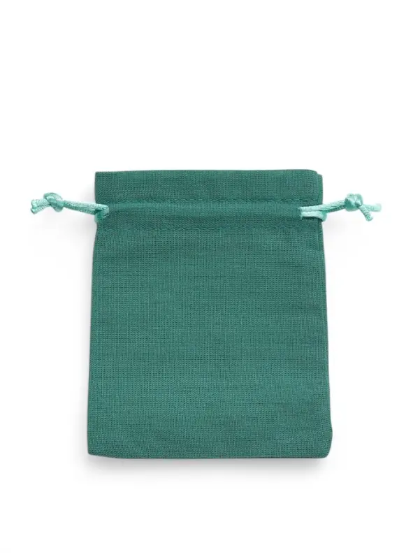 Мешочек подарочный «Хлопок», 10×12 см, тиффани Мешочек подарочный «Хлопок», 10×12 см, тиффани