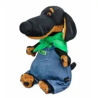 Мягкая игрушка "Собака Ваксон в комбинезоне "Деним", 25 см Vaks25-075 Мягкая игрушка "Собака Ваксон в комбинезоне "Деним", 25 см Vaks25-075