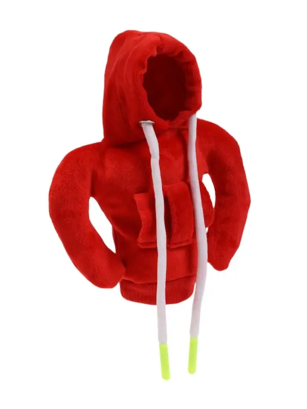 Чехол на рычаг коробки передач &laquo;Худи&raquo; красный