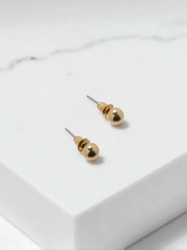 Набор серьги Набор серьги "Леопард" трио, цветной в золоте