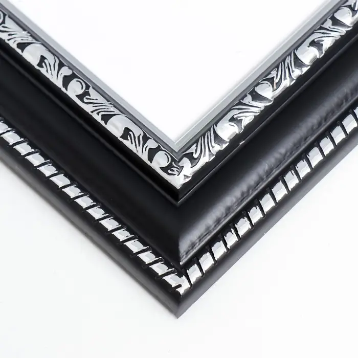 Фоторамка пластик "Gallery" 15х15 чёрный (пластиковый экран)