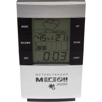 Термогигрометр настольный цифровой МЕГЕОН 20200