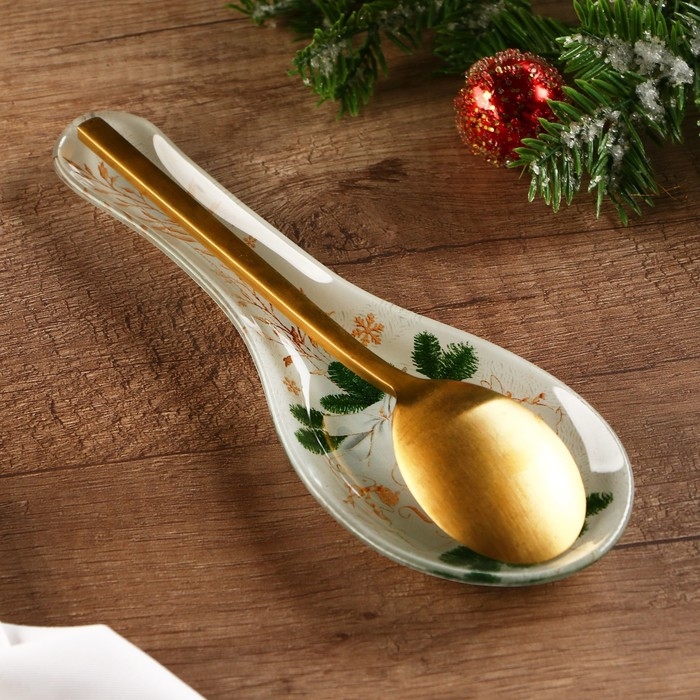 Новый год. Подставка под ложку «Верь в чудеса», 21.2 х 7.5 см Новый год. Подставка под ложку «Верь в чудеса», 21.2 х 7.5 см