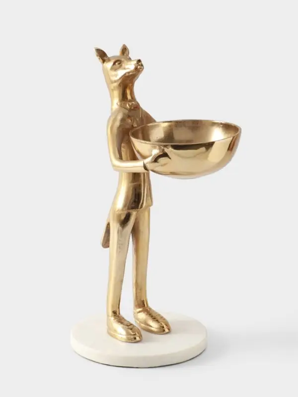 Конфетница &laquo;Волк угощает&raquo;, алюминий, 20&times;25&times;42 см