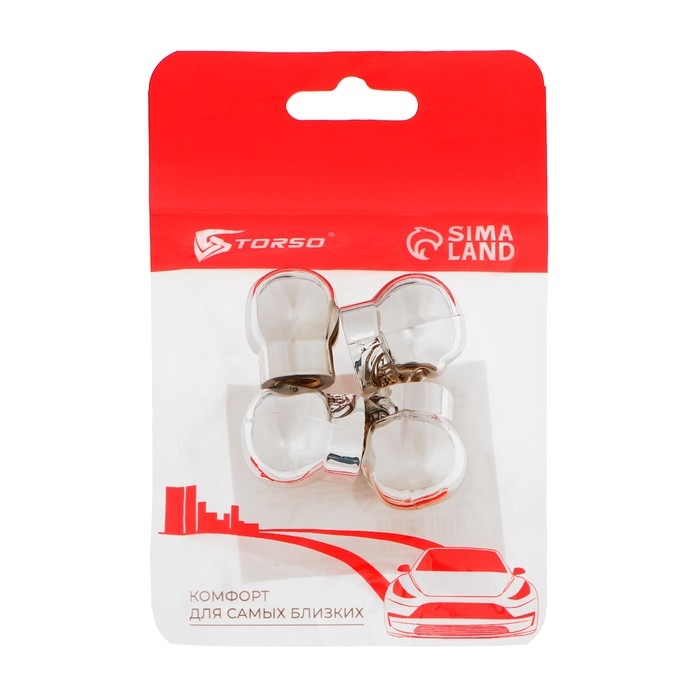 Колпачок на вентиль, TORSO, череп, хром, набор 4 шт Колпачок на вентиль, TORSO, череп, хром, набор 4 шт