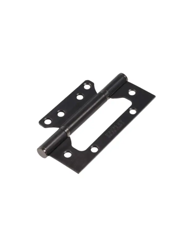 Петля-бабочка ТУНДРА, 125&times;75&times;2.0 мм, универсальная, без врезки, графит, 2 шт.