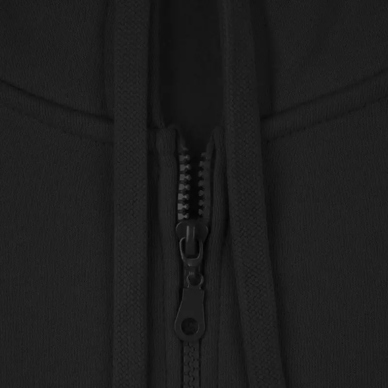 Толстовка на молнии с капюшоном Siverga Heavy 2.0, черная, размер S