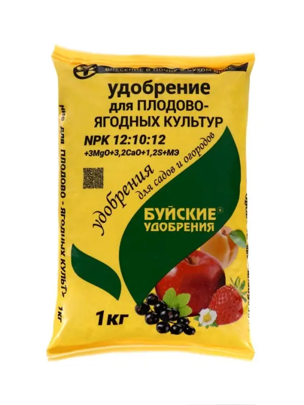 Удобрение минеральное &laquo;Буйские удобрения&raquo;, &laquo;Для плодово-ягодных культур&raquo;, 1 кг