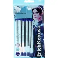 Набор ручек шариковых 8 штук, ErichKrause U-108 Stick Classic, узел 1 мм, Ultra Glide, синий