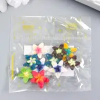 Декор для творчества PVC "Цветок лилия" набор 10 шт 0,4х1,8х1,8 см