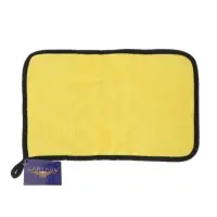 Тряпка для мытья автомобиля, CARTAGE, микрофибра, 400 г/м&sup2;, 20&times;30 cм, желто-серая