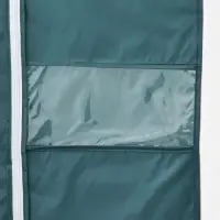 Чехол для одежды LaDо́m, ПВХ окно, плотный, 60&times;90 см, изумрудный