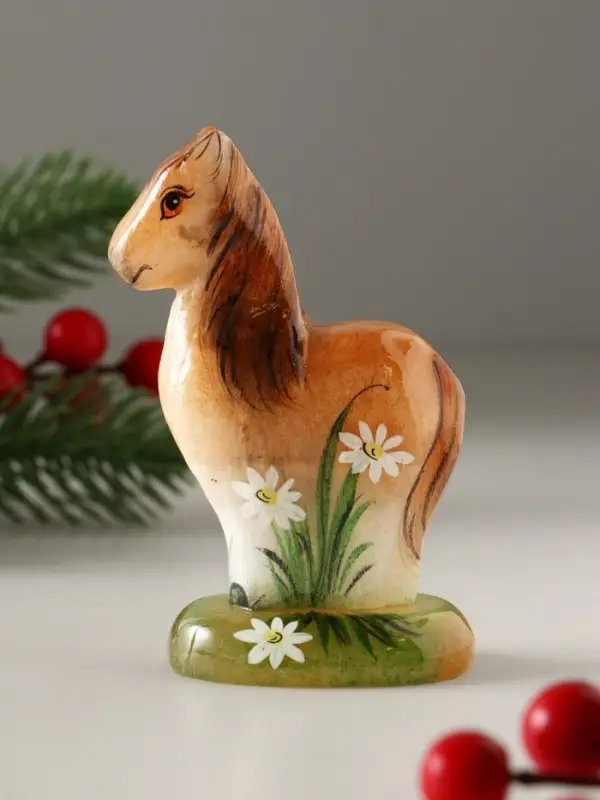 Сувенир Лошадка Мальва, 11,5х6,5 см, селенит Сувенир Лошадка Мальва, 11,5х6,5 см, селенит