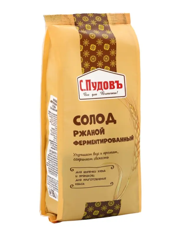 Солод ржаной ферментированный &laquo;С. Пудовъ&raquo;, 300 г