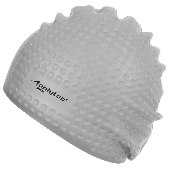 Шапочка для плавания взрослая ONLYTOP, силиконовая, обхват 54-60 см Шапочка для плавания взрослая ONLYTOP, силиконовая, обхват 54-60 см