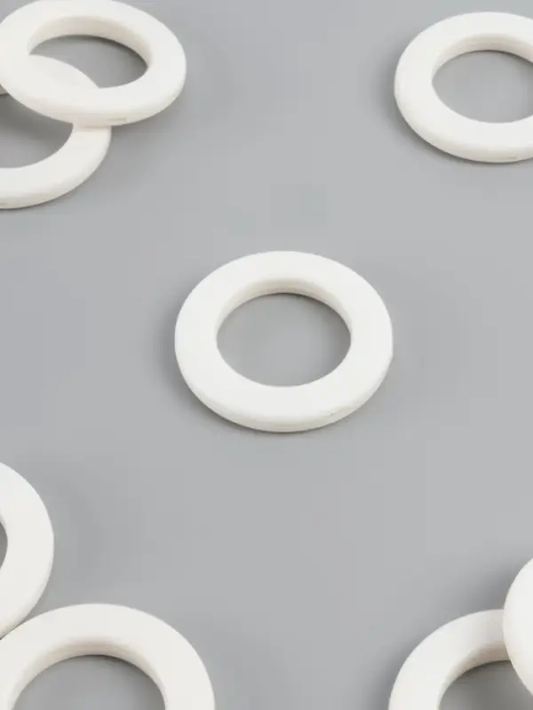 Люверсы для штор, d=3.5/5.5 см, 10 шт., матовые, белые