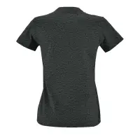 Футболка женская Imperial Fit Women черный меланж, размер XL
