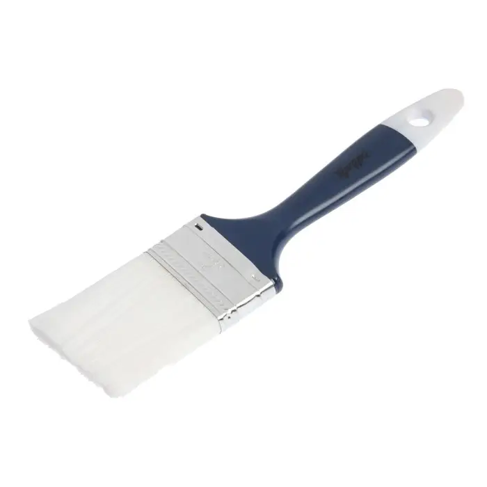 Кисть плоская ТУНДРА, искусственная щетина, пластиковая рукоятка, 2 Кисть плоская ТУНДРА, искусственная щетина, пластиковая рукоятка, 2", 50 мм