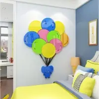 Наклейки интерьерные детские TAKE IT EASY &laquo;Слоник&raquo;, декор на стену, панно, 61&times;80 см