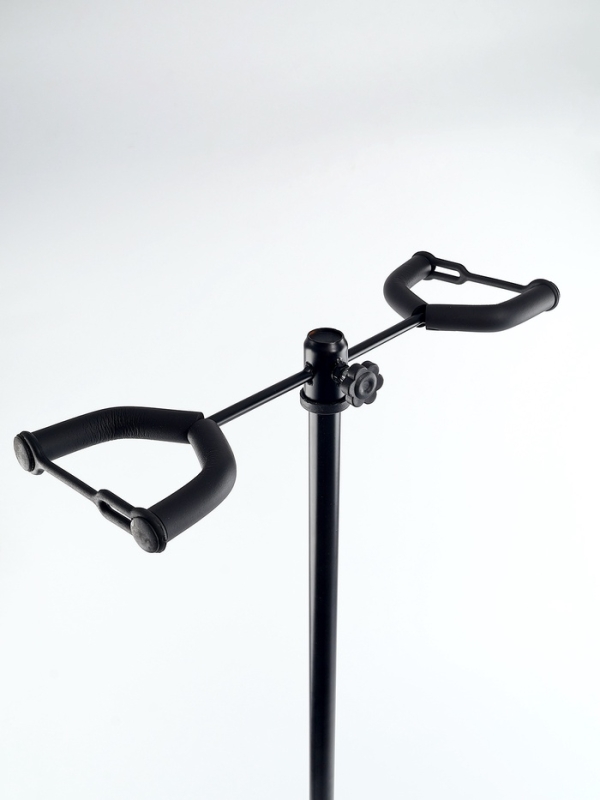 Стойка для гитар Music Life на 2 инструмента,  h - 60-105 см Стойка для гитар Music Life на 2 инструмента,  h - 60-105 см