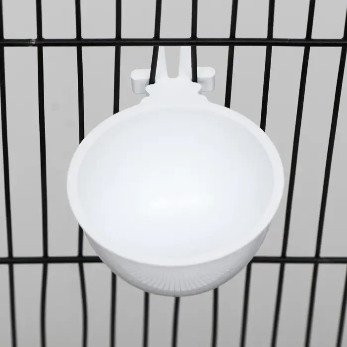 Миска для грызунов и птиц, 30 мл, белая Миска для грызунов и птиц, 30 мл, белая