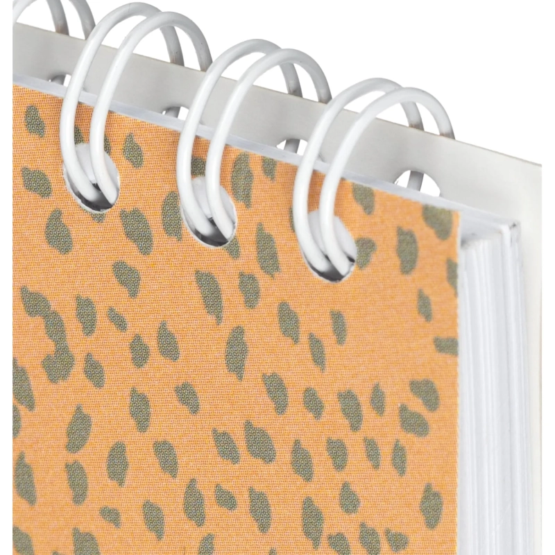 Блокнот А6,60л,точка,греб.верхн,обл.глянц.лам. Attache Fleur Коралл