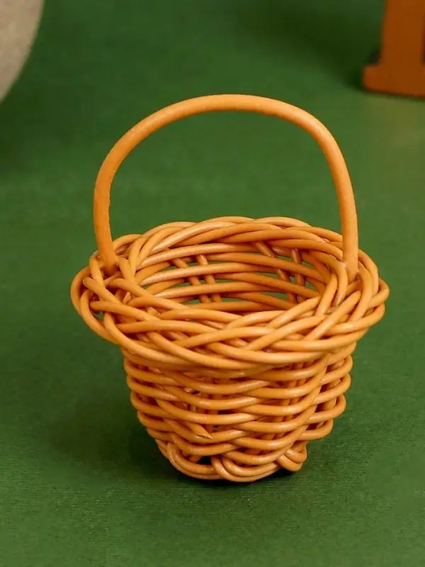 Кукольная миниатюра &laquo;Корзинка&raquo;, цвета МИКС