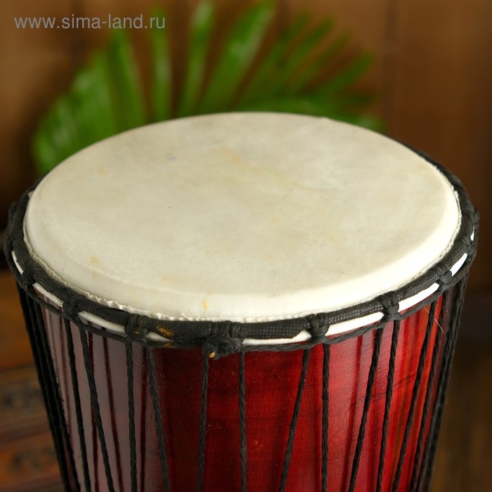 Сувенирный музыкальный инструмент барабан джембе Сувенирный музыкальный инструмент барабан джембе "Цветной" 50х23х23 см МИКС