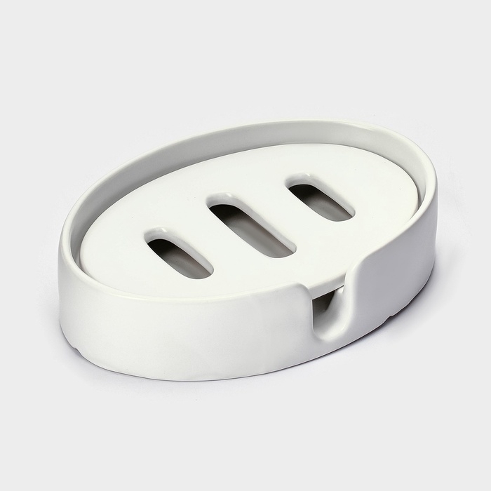 Набор для ванной Набор для ванной "Gloss" 3 предмета (дозатор для мыла, стакан, мыльница)