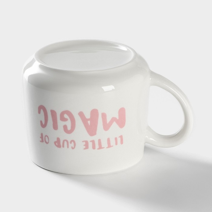 Кружка керамическая «Сюрприз. Единорог», 350 мл, цвет белый Кружка керамическая «Сюрприз. Единорог», 350 мл, цвет белый