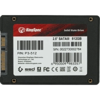 SSD накопитель Kingspec SATA-III 512GB 2.5(P3-512)