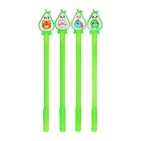 Ручка-прикол Calligrata &laquo;Авокадо&raquo;, чёрный стержень, гелевая, МИКС