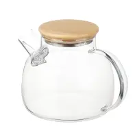 Чайник заварочный тм VETTA Эко, стекло, бамбуковая крышка,  1000мл