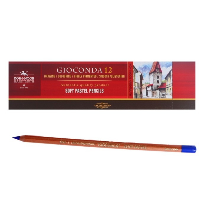 Пастель сухая в карандаше Koh-I-Noor GIOCONDA 8820/42 Soft Pastel, синяя Пастель сухая в карандаше Koh-I-Noor GIOCONDA 8820/42 Soft Pastel, синяя