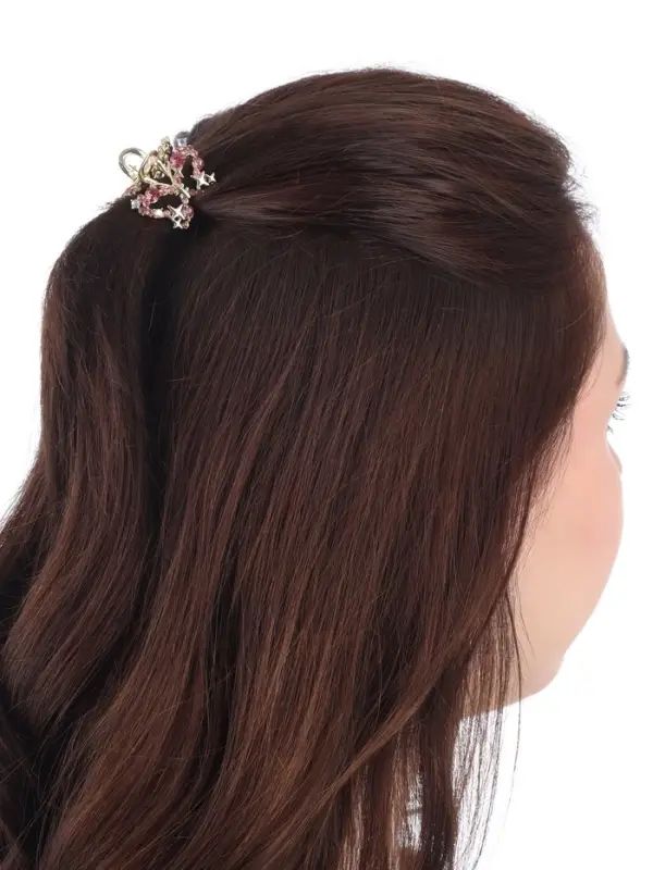 Крабик для волос &laquo;Селена галант&raquo;, бабочка, 3 см, золотистый