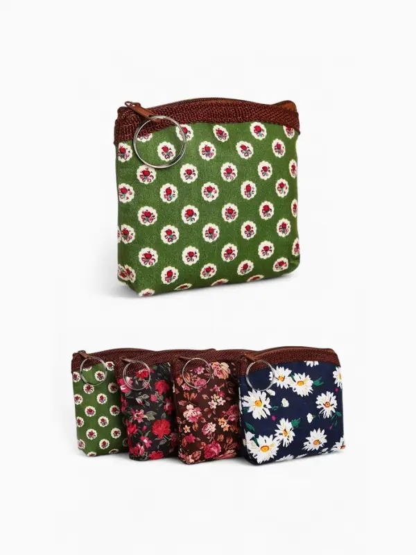 Кошелёк монетница женская на молнии, цвет МИКС