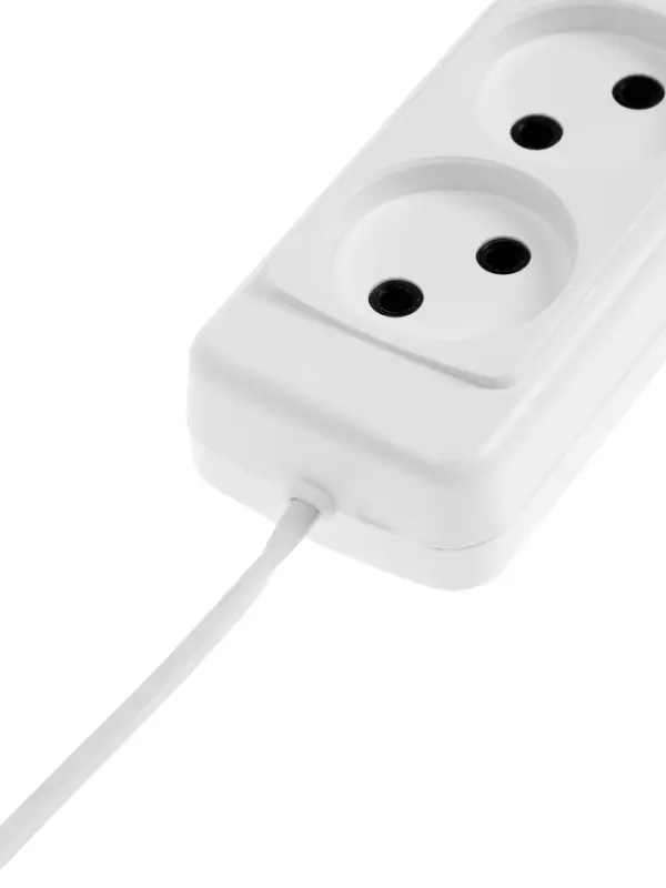 Удлинитель СТАРТ УХ6-103, 3 розетки, 3 м, 6 А, ШВВП, с заземлением, белый