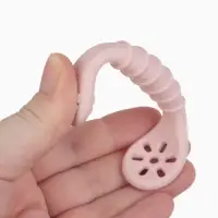 Ложка детская для прикорма, силикон, набор 3 шт., розовый M&B