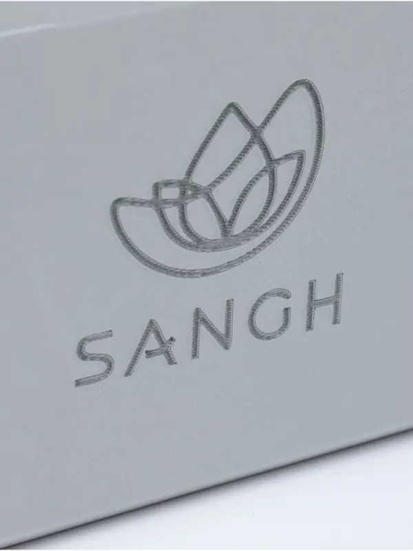 Блок для йоги Sangh, 23&times;15&times;8 см, серый