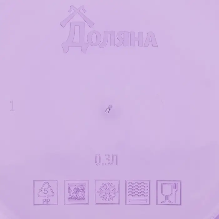 Контейнер круглый Доляна, пищевой, 300 мл, цвет фиолетовый Контейнер круглый Доляна, пищевой, 300 мл, цвет фиолетовый