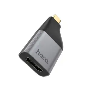 Переходник/Адаптер Type-C на HDMI UA33 HOCO серый