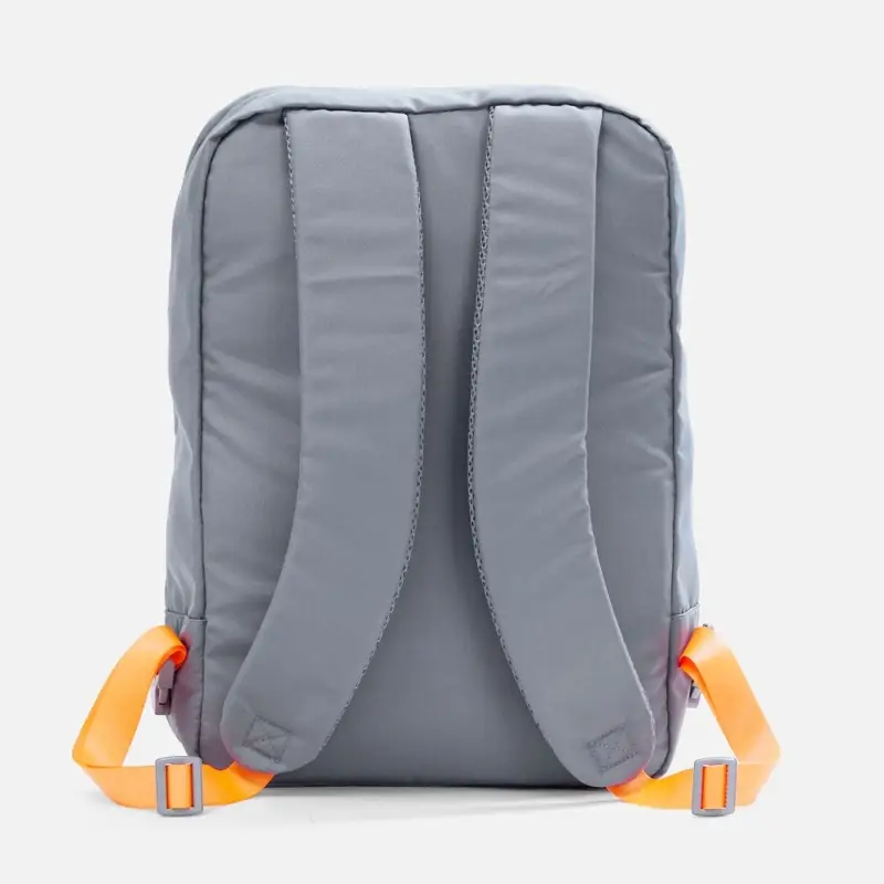 Рюкзак B2, серый с оранжевыми стропами