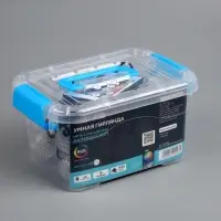 Умная гирлянда &laquo;Нить&raquo; 6 м с насадками &laquo;Калейдоскоп&raquo;, IP20, тёмная нить, 20 LED, свечение RGB, USB