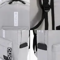 Рюкзак молодёжный на молнии, с карманами, размер 27&times;10&times;37.5 см, серый