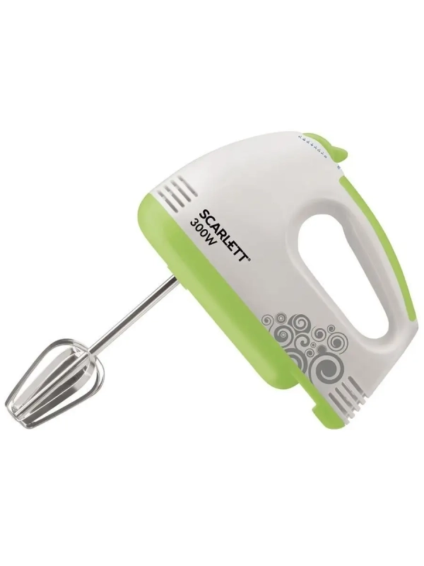 Миксер ручной SC-HM40S05 200Вт белый зеленый Миксер ручной SC-HM40S05 200Вт белый зеленый